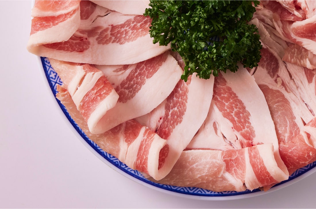脂の甘みが美味しい「あつぎ豚」